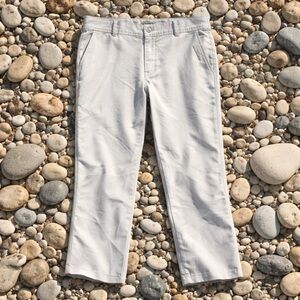 Nike Dri Fit Youth Kids Golf Pants Light Gray Large Performance Adjustable Waist